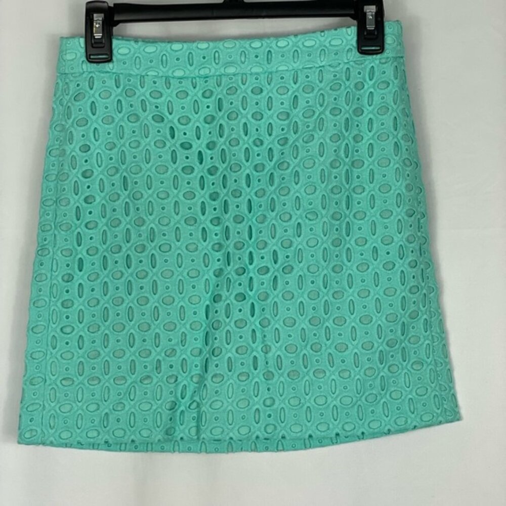 J. Crew Teal mini skirt